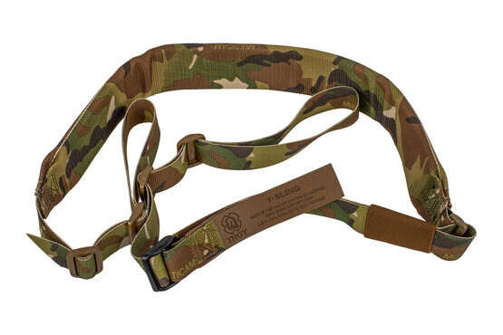Troy Industries Padded 2 point T-Sling features a multicam pattern